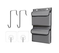 Sionhiuo Organisateur sur Porte - Rangement Derrière Porte | Porte-Rangement Vertical Imperméable Murale pour Chambre Salle De Bain Placard