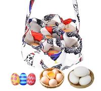 Sionhiuo Panier à œufs pour recueillir les œufs - Grande capacité - Sac de collecte d'œufs de poule avec poignée confortable - Panier de rangement d'œufs pour la maison, la ferme et le jardin