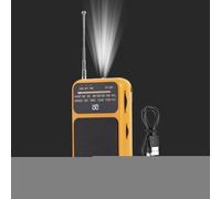 Sionhiuo Petit Poste Radio Portable AM FM - Radio FM AM Portable Utilisation Extérieure | avec Lampe Torche Compacte Polyvalente Outil de Secours Camping Randonnée Voyage Maison Activités Extérieures