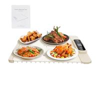 Sionhiuo Plateau Réchauffeur d'Aliments | Plaques Chaudes Électriques Roulables Et Coussin Chauffant,Plateau Chauffant Électrique Pour Aliments Pour Réunions - Pour Dortoir Hôtel Restaurant