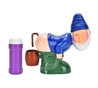 Sionhiuo Souffleur À Bulles Rigolo | Lanceur de Bulles de Noël GNOME avec Lumières et Musique - Jouet Électrique pour Chambre Mariage Pique-Nique Plage Intérieur Extérieur Fêtes