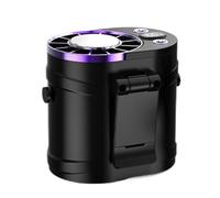 Sionhiuo Ventilateur de Ceinture Personnel, Outil De Refroidissement À Affichage LED Rechargeable USB Avec 100 Vitesses, Mini Ventilateur Tour de Cou Mains Libres, Idéal Pour Maison Jardinage