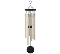 SIONMYTF Carillon éolien commémoratif pour extérieur, Jardin avec 6 Tubes en Alliage d'aluminium et Crochet, Carillon commémoratif pour décoration d'intérieur, Jardin, terrasse, extérieur