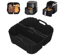 SIOOUI Moule en silicone pour friteuse à air chaud, accessoire Airfryer pour Cosori TurboBlaze 5,5 l/6,0 l/6,2 l, insert en silicone pour Philips 6,2 l NA230, Ninja AF180EU Max Pro 6,2 l