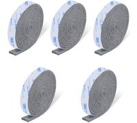 SIOPPKIK 5 Rouleaux Feutrine Autocollante Meuble, 100 x 2cm Patins en Feutre Auto-adhésifs, Découpe Libre de Toute Taille Antiderapant Feutre Adhesive, Protège Vos Meubles Et Plancher en Bois