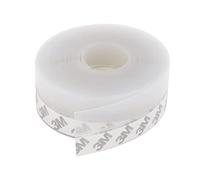 SIOPPKIK Bas de Porte Adhésif,8M x 25MM Transparent Bande D'étanchéité en Silicone Souple Adhésif Imperméable à l'Eau Isolement du Bruit pour Porte Fenêtre Anti Souris Fourmi Cafard Insectes
