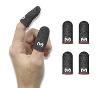 SIOPPKIK PUBG Mobile Phone Game Sleeve Finger, [4 Pack] Anti-Transpiration Respirant Finger Manches Écran Tactile Tir et Visée Sensibles - Finger Manches pour Couteaux Out/PUBG pour Android et iOS