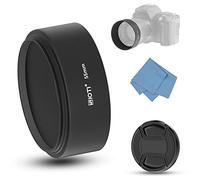 SIOTI Mise au Point Standard Métal Pare-Soleil avec Chiffon de Nettoyage et Capuchon d'objectif Compatible avec Leica/Fuji/Nikon/Canon/Samsung lentille à Filetage Standard