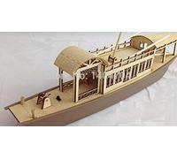 SIourso Maquettes De Navires Modèle De Bateau Maquette De Bateau en Bois Découpé Au Laser Bateau De Plaisance Peint en Gai Chinois Bateau De Tourisme Empereur Antique