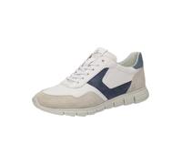 SIOUX Baskets basses 'Mokrunner-H-019' beige / bleu foncé / blanc cassé, Taille 39