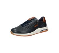 SIOUX Baskets basses 'Turibio' bleu foncé / marron, Taille 42,5