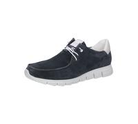 SIOUX Chaussure à lacets ' Mokrunner-H-007 ' bleu foncé / blanc, Taille 42