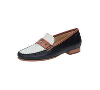 SIOUX Chaussure basse 'Rosikena-700' bleu foncé / marron / blanc, Taille 42,5