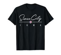 Sioux City Iowa (IA) T-Shirt Graphique avec Valeur