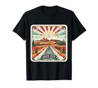 Sioux City Iowa Railroad Midwest Train États-Unis Amérique T-Shirt