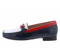 Sioux Femme Colandina Mocassin, blu/Snow/Red, 39 EU