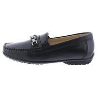 Sioux Femme Cortizia Mocassin, Schwarz, 38 EU