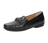 Sioux Femme Cortizia Mocassin, Schwarz, 39 EU Large