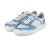 Sioux Femme Maites Sneaker Basket, Bleu/Snow, 42 EU