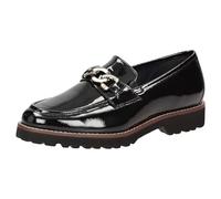 Sioux Femme Meredith Mocassin, Noir, 45 EU Large