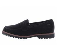 Sioux Femme Meredith Mocassin, Schwarz, 43 EU Large