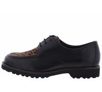 Sioux Femme Meredith Plat Oxford, Schwarz/Caramel, 37 EU Large