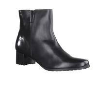 Sioux Fendrina Noir - Bottines non doublées - Chaussures pour femme - Bottines tendance - Noir - Cuir (foula) - Hauteur du talon : 30 mm, Noir , 37.5 EU