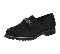 Sioux Femme Meredith Mocassin, Schwarz, 42 EU Large