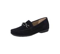 SIOUX Mocassin bleu foncé / argent, Taille 39,5