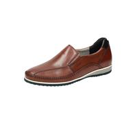 SIOUX Mocassin 'Hajoko' caramel / noir, Taille 47