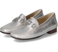 Sioux Mocassins/ Loafer femme CAMBRIA Argent Cuir lisse Taille:37