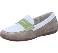 Sioux Mocassins/ Loafer/ Slipper pour femme CARMONA Beige SuèdeTaille:40,5