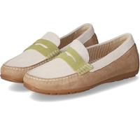 Sioux Mocassins/ Loafer/ Slipper pour femme CARMONA Beige SuèdeTaille:42