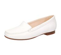 Sioux ZALLA, Mocassin Femme, Weiss, 39 EU