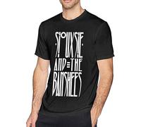 Siouxsie and The Banshees Fashion Men's T-Shirt Tops Short Sleeve Casual Tees Black L