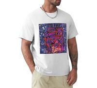 Siouxsie and The Banshees Stylish Man's Short Sleeve Pattern Tee Black Reason Short Sleeve White Manches Courtes(Large)