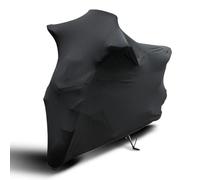 SIOXFN Housses de Moto pour Triumph Rocket 3 Cruisers, Elastique Respirant Souple Housse Moto Interieur Housse de Moto D'intérieur pour Garage et L'exposition de la Moto,B Black