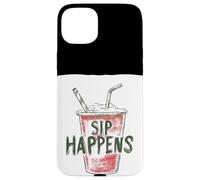 Sip Happens Costume avec des Nuits Amusantes Coque pour iPhone 15 Plus