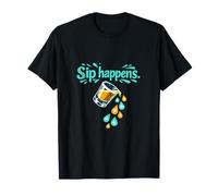 Sip Happens Tequila Party Crew Citation drôle T-Shirt
