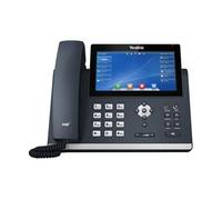 SIP-T48U - Téléphone VoIP - (conférence) à trois capacité d'appel - SIP, SIP v2, SRTP - 16 lignes - gris classique