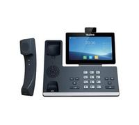 Yealink Téléphone VoIP SIP-T58W Pro caméra CAM50 – Bluetooth, 10 parties, gris classique