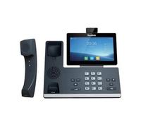 Yealink Téléphone VoIP SIP-T58W Pro caméra CAM50 – Bluetooth, 10 parties, gris classique