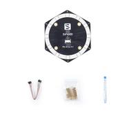 Sipeed 6+1 Microphone Array avec localisation de la source sonore, Beamforming, carte son USB sans pilote, audio 7 canaux 48 kHz, enregistrement omnidirectionnel à 360°, indicateur de direction LED