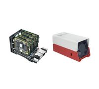 Sipeed NanoCluster Ultra Mini Carte de cluster de calcul 7 emplacements SOM RISC-V Gigabit Switch USB-C PD PoE, compatible avec LM3H/M4N/Raspberry Pi CM4/CM5 pour HomeLab Edge Computing (4 kits M4N)