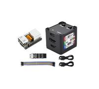 Sipeed NanoKVM IP-KVM Mini serveur de maintenance à distance 1TOPS NPU 1GHz C906 Ordinateur à carte unique RISC-V Linux avec connecteur réseau HDMI 100M (kit complet noir)