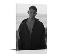 sipfsi Channing Tatum Poster d'art rétro - Impression sur toile - Décoration d'intérieur - 30 x 45 cm