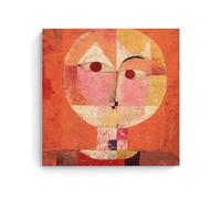 sipfsi Paul Klee Masterpieces (Senecio (Old Man)) Affiche d'œuvres d'art sur toile à suspendre Décoration d'intérieur 30 x 30 cm