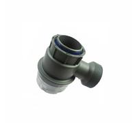 Siphon à bouteille visible - Siphon P de rechange transparent amovible - Raccords de vidange d'évier pour cuisine et salle de bain - Type C