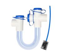 Siphon à condensat standard en PVC avec brosse de nettoyage pour systèmes CVC et climatiseurs durables pour drainer efficacement le condensat 1,9 cm