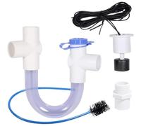 Siphon à Condensats En U Piège à condensats avec interrupteur de trop-plein | Piège en PVC standard de 3 à 4 pouces en U CVC AC